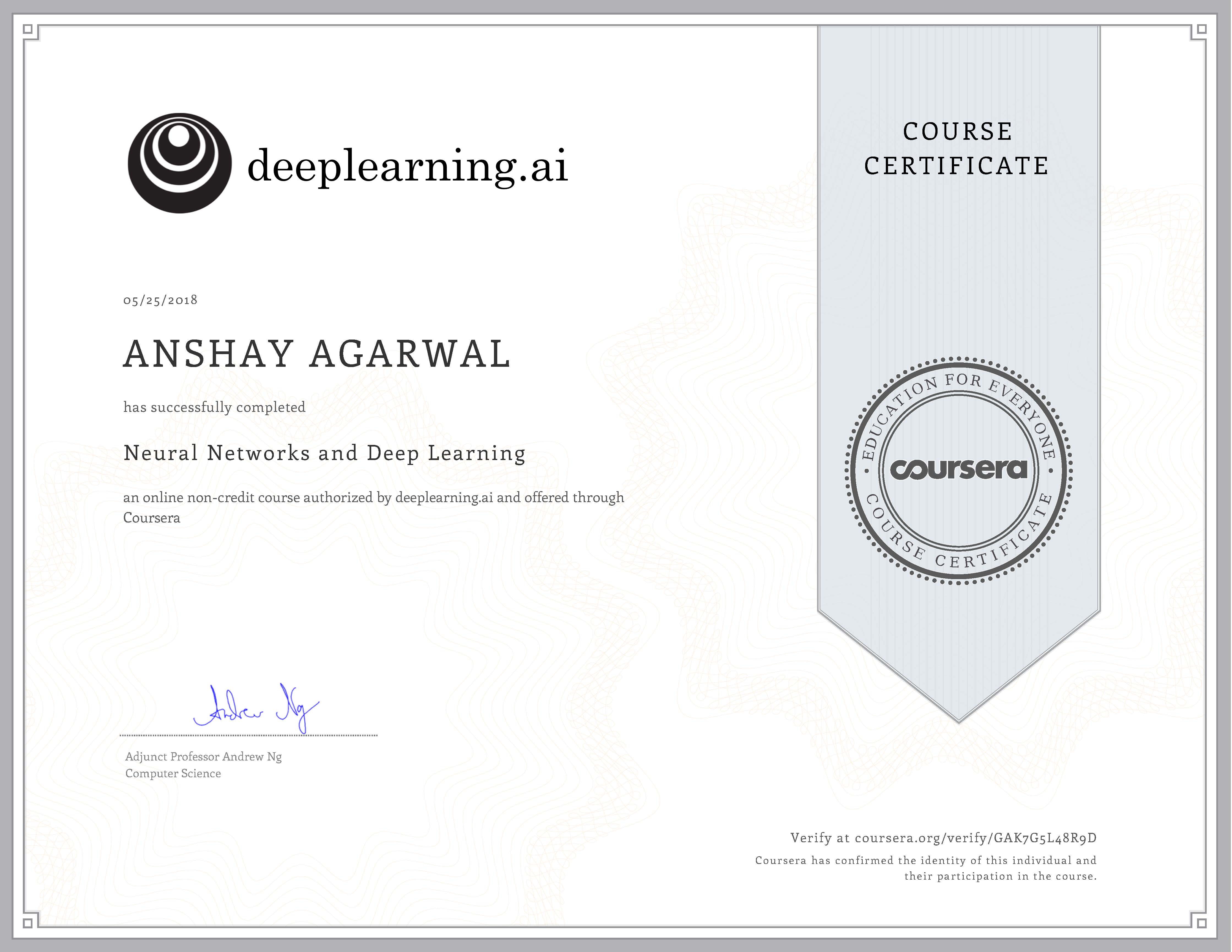 Neural Networks and Deep Learning